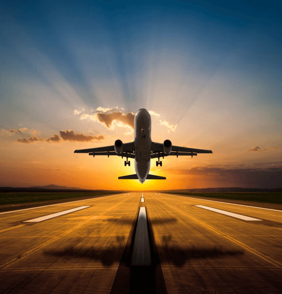Plane taking off