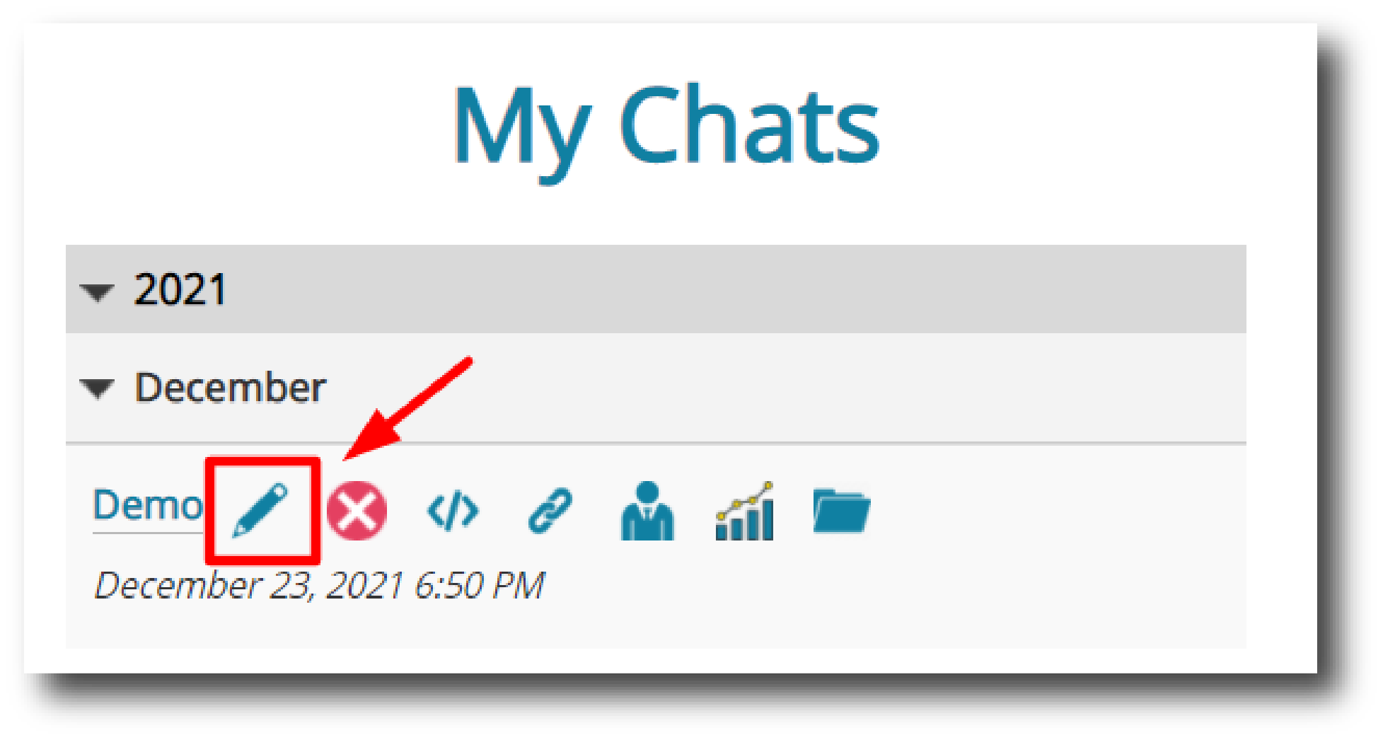 my chats